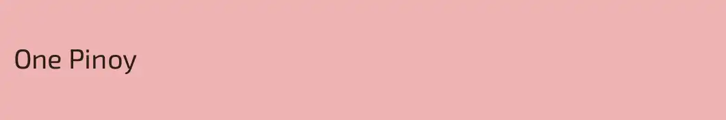 One Pinoy